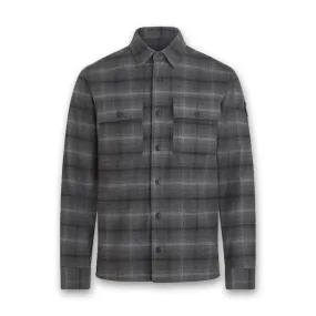 Belstaff - Fallgate Check Shirt in Dark Charcoal