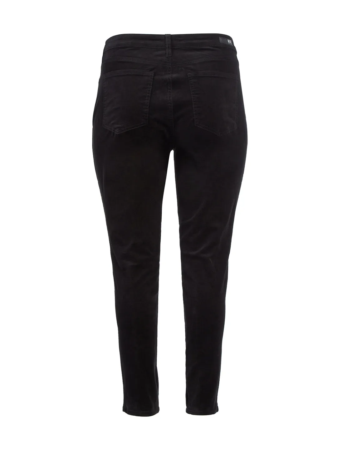 Black Diana Cord Skinny Pants