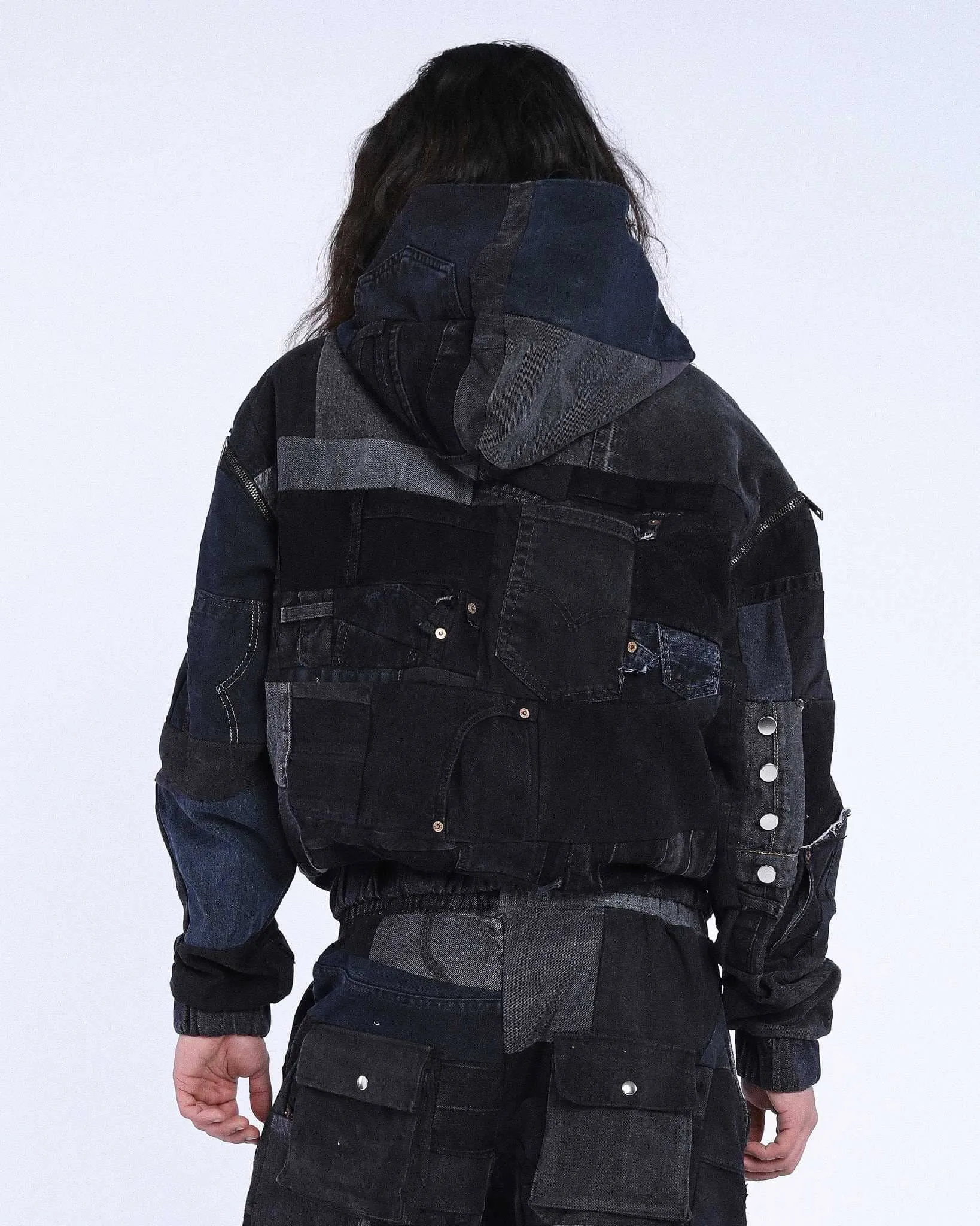 Bomber Denim Patchwork