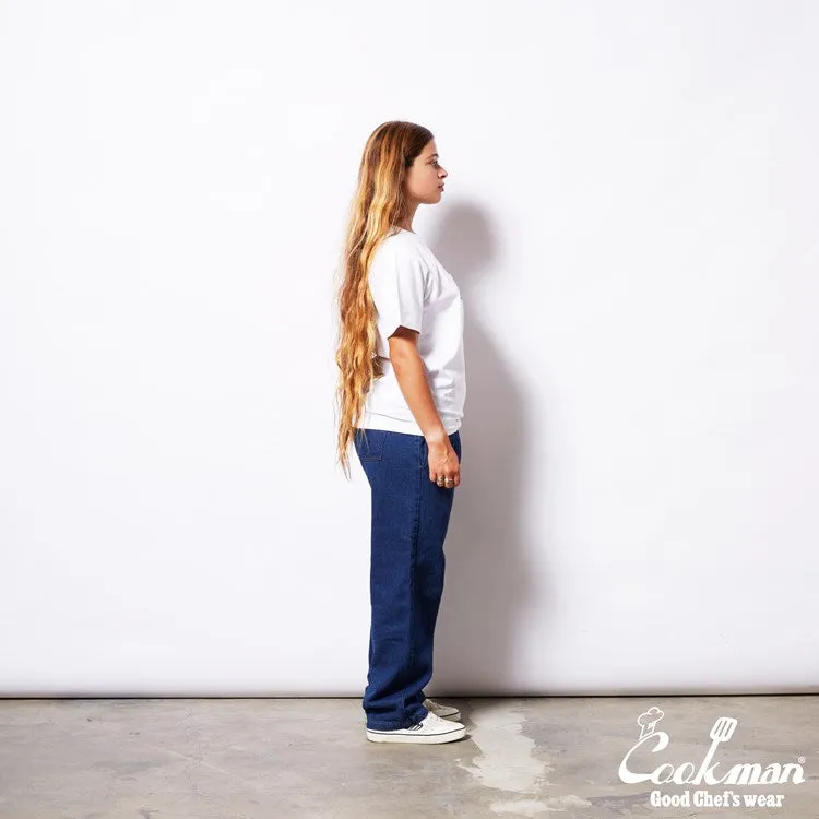 Cookman Chef Pants Semiwide- Denim : Navy