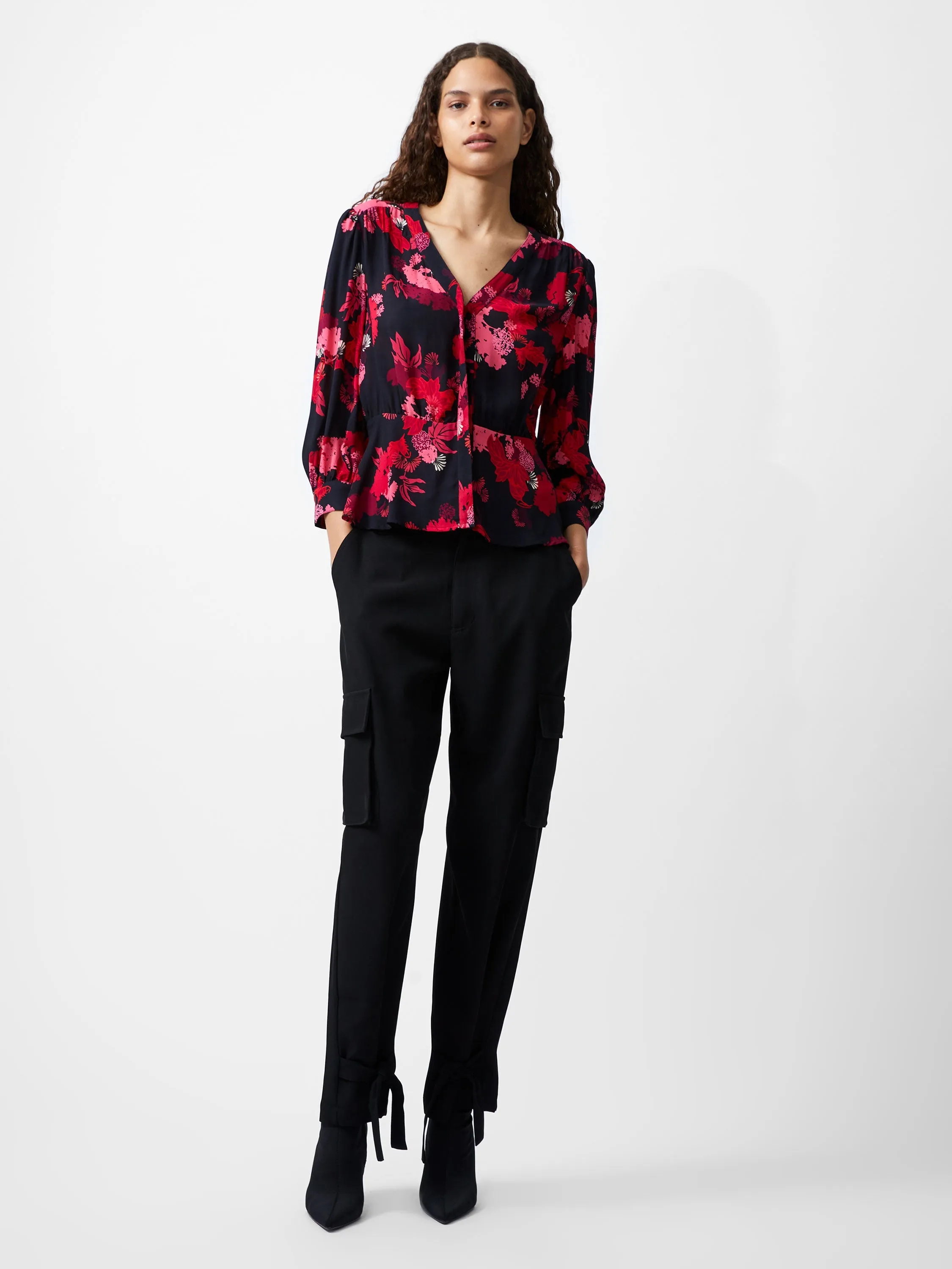 Foliage Chiara Balloon Sleeve Top