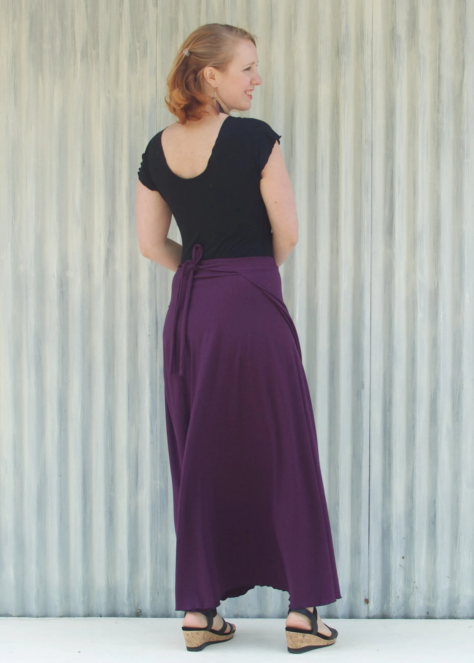 Iris Wrap Skirt (Custom Made)