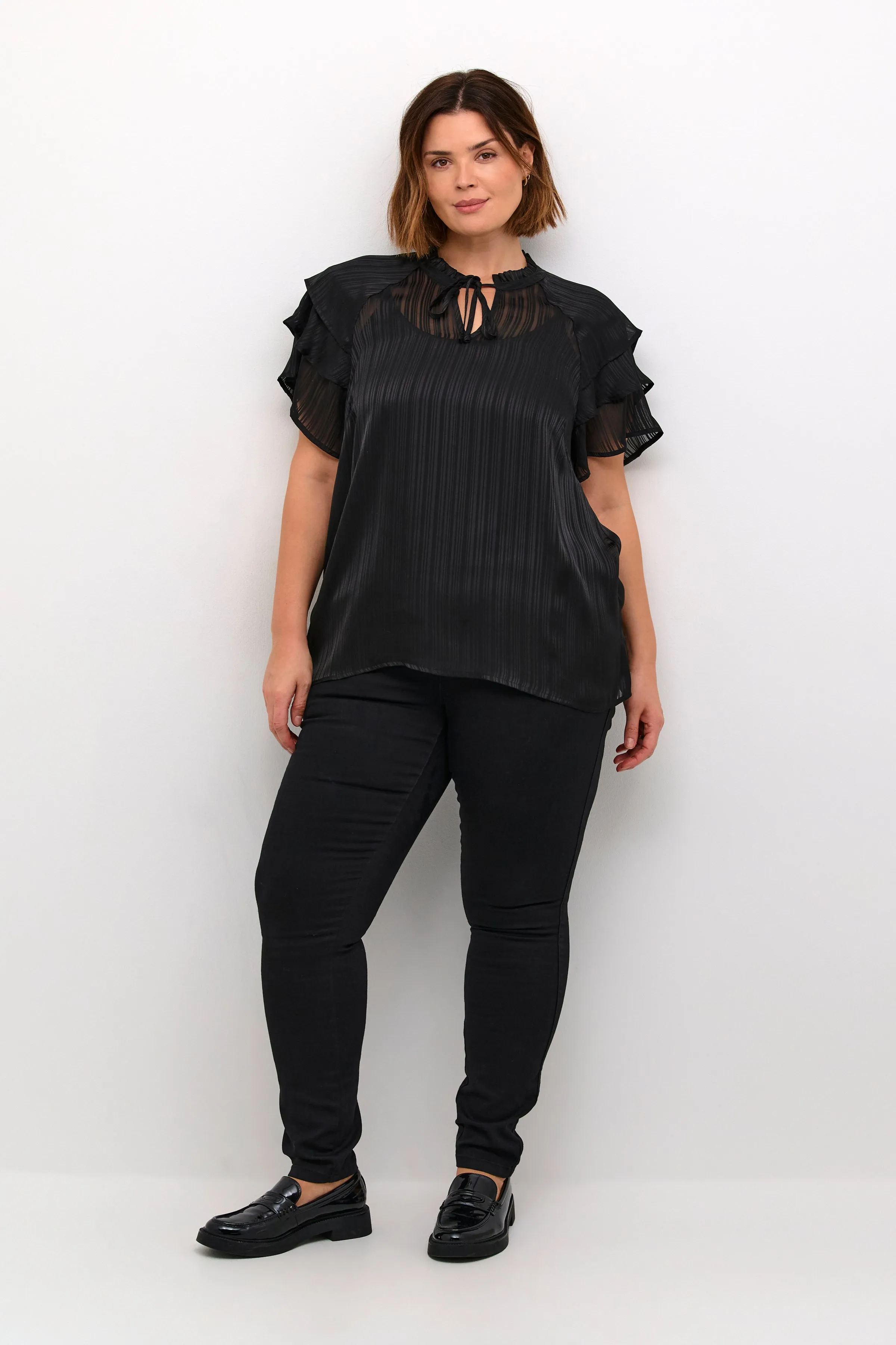 Kaffe Curve Jola Blouse in Black