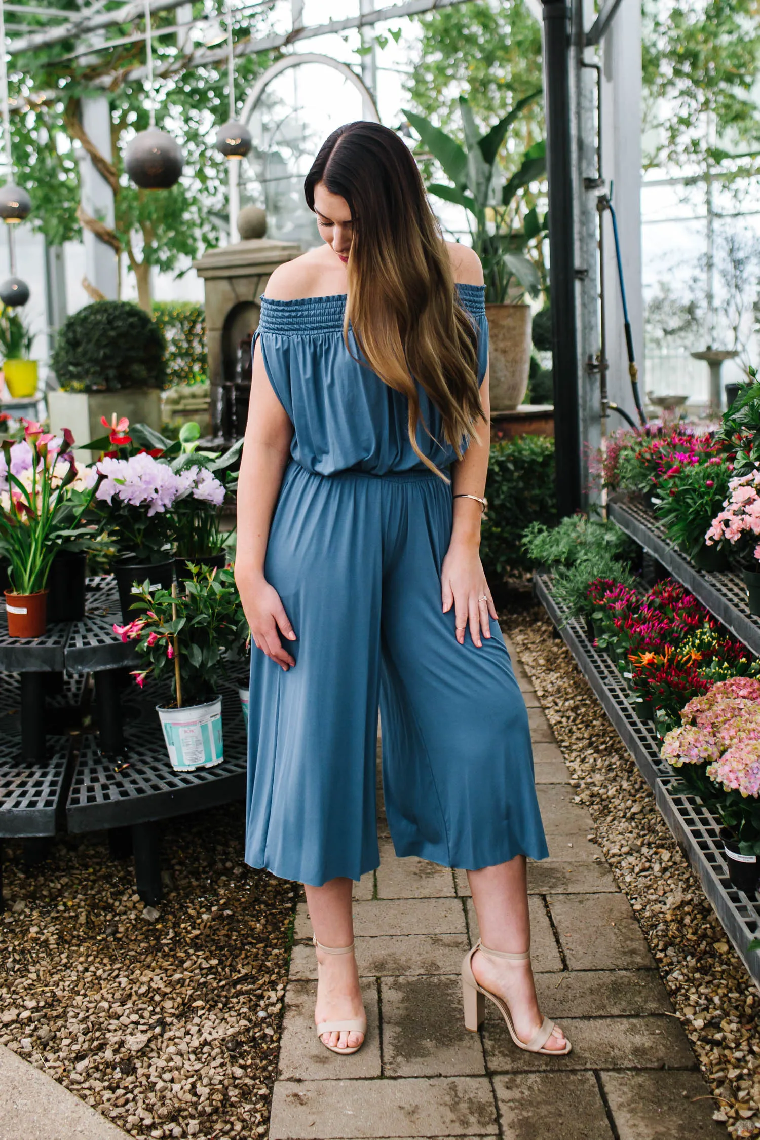 Off-Shoulder Jumpsuit