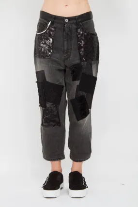 PATCHWORK JEANS