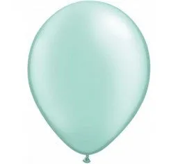 Pearl Mint 12cm Mini Balloons - Pack of 5