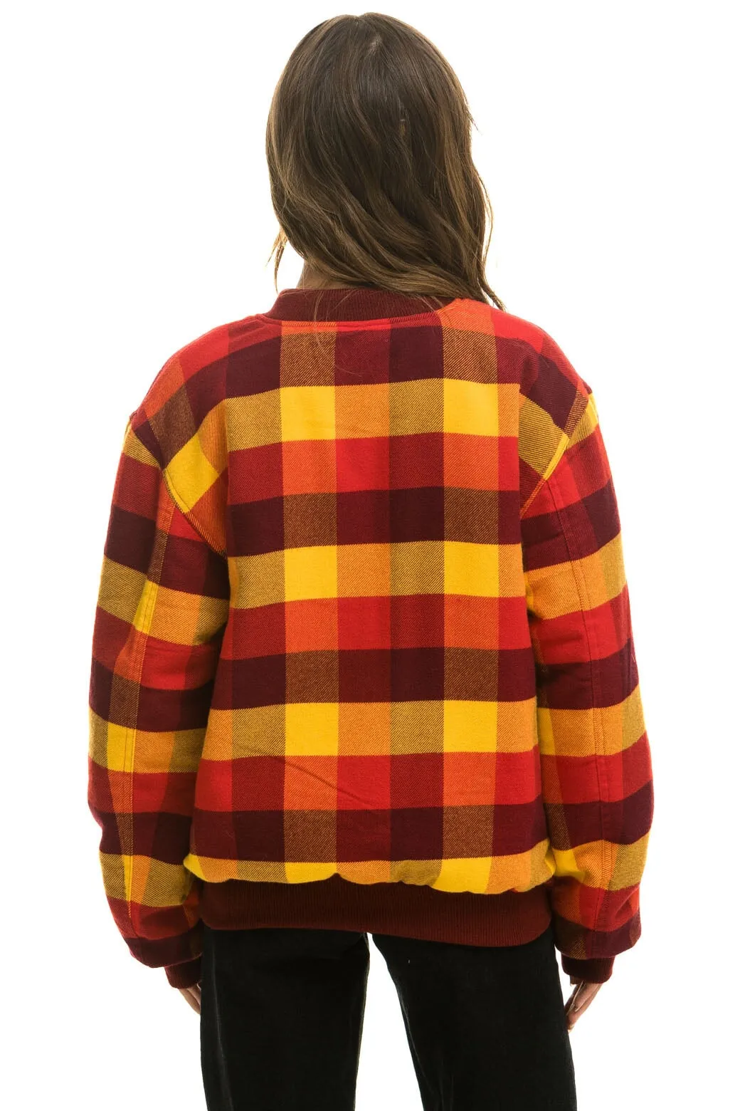 PLAID UNISEX VARSITY JACKET - SURFY PLAID