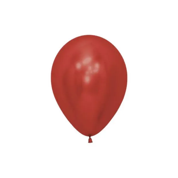 Reflex Red 12cm Mini Balloons - Pack of 5