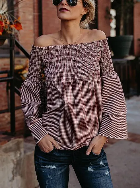 TastyHottie - Gorgeous Off-the-shoulder Puff Sleeves Blouses&Shirts Top