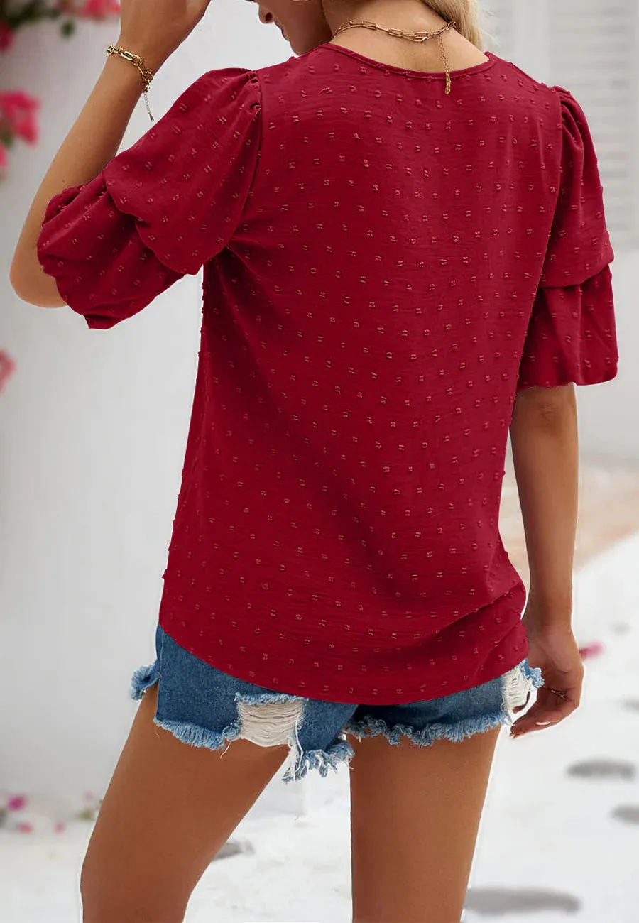 Tired Sleeve Blouse