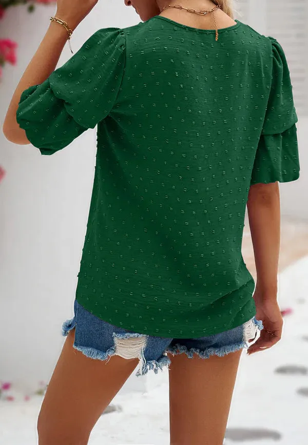 Tired Sleeve Blouse